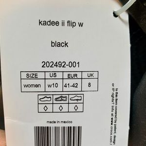 Brand new Crocs Kadee flip flops